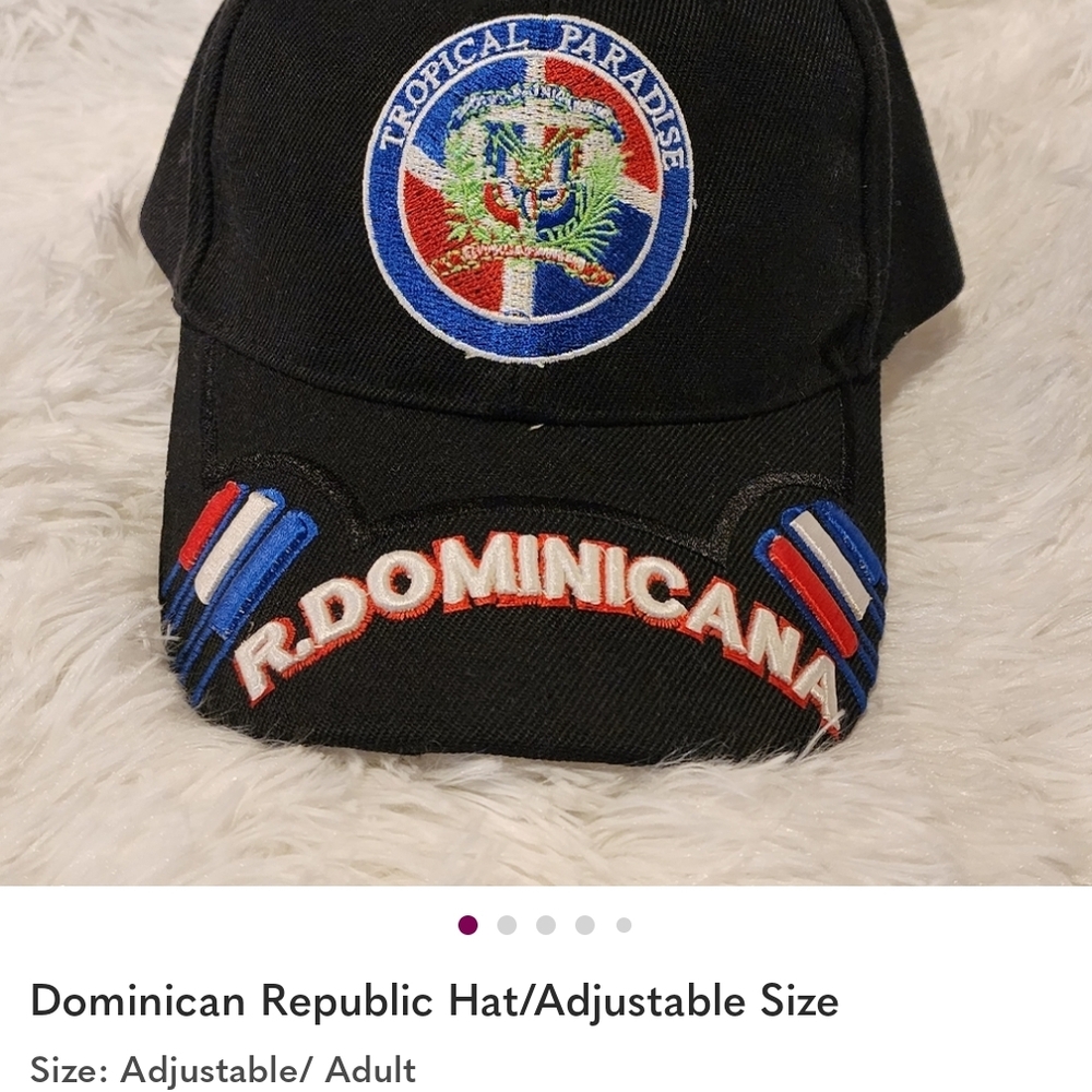 Black Dominican Republic Cap